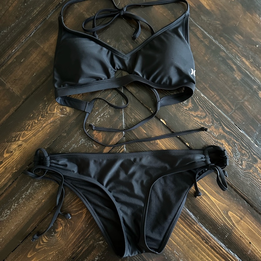 Hurley Black Bikini Set